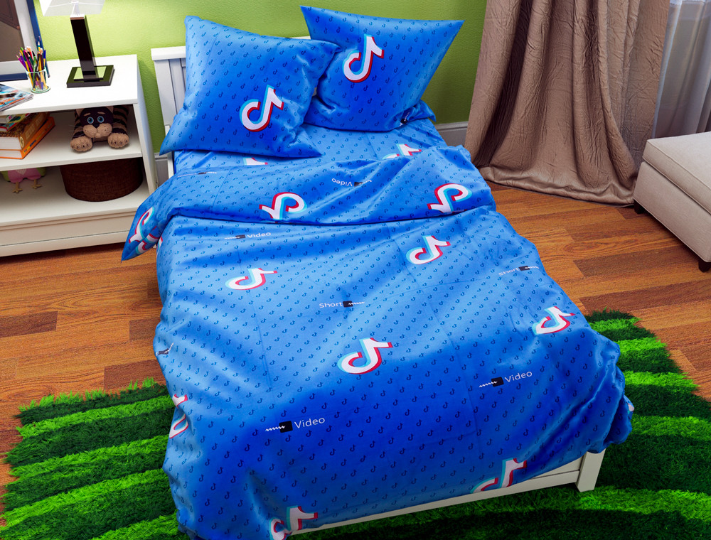 Евро макси набор постельного белья 200*220 из Бязи "Gold" №153799 Черешенка™