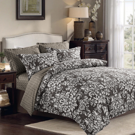 Євро-максі набір постільної білизни 200*220 із Бязі "Gold" з простирадлом на резинці №1410499AB Черешенка™