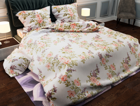 Ткань для постельного белья Бязь "Gold" Lux GL2884R