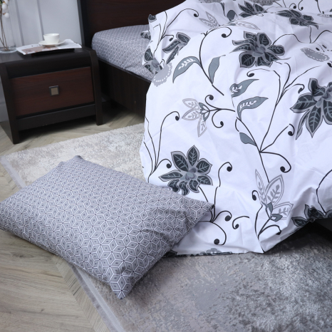 Полуторный набор постельного белья 150*220 из Бязи "Gold" №513009AB Черешенка™