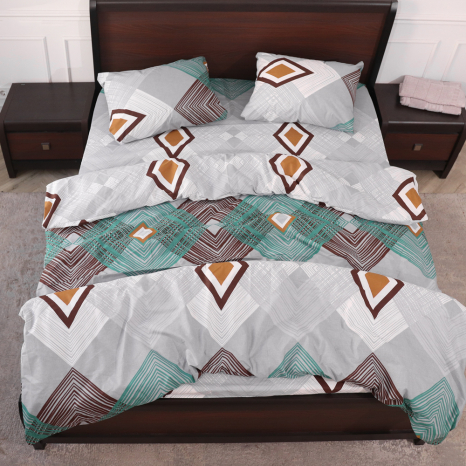 Двуспальный набор постельного белья 180*220 из Бязи "Gold" №159113 Черешенка™