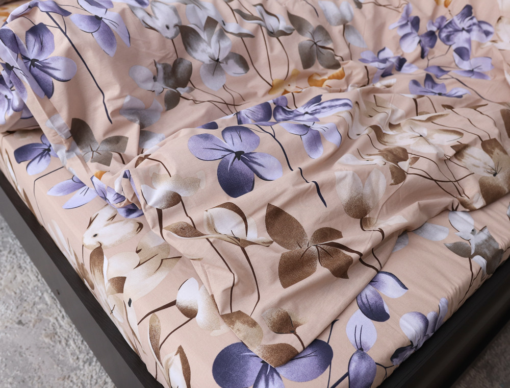 Семейный набор хлопкового постельного белья из Бязи "Gold" №158039 Черешенка™