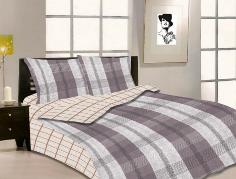 Ткань для постельного белья Бязь "Gold" Lux "Современная классика" GL1630 (A+B) - (50м+50м)