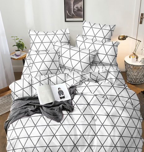 Тканина для постільної білизни Бязь "Gold" Lux GL1430white