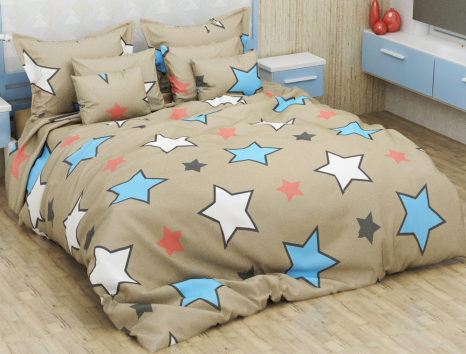 Тканина для постільної білизни Бязь "Gold" Lux GL4198