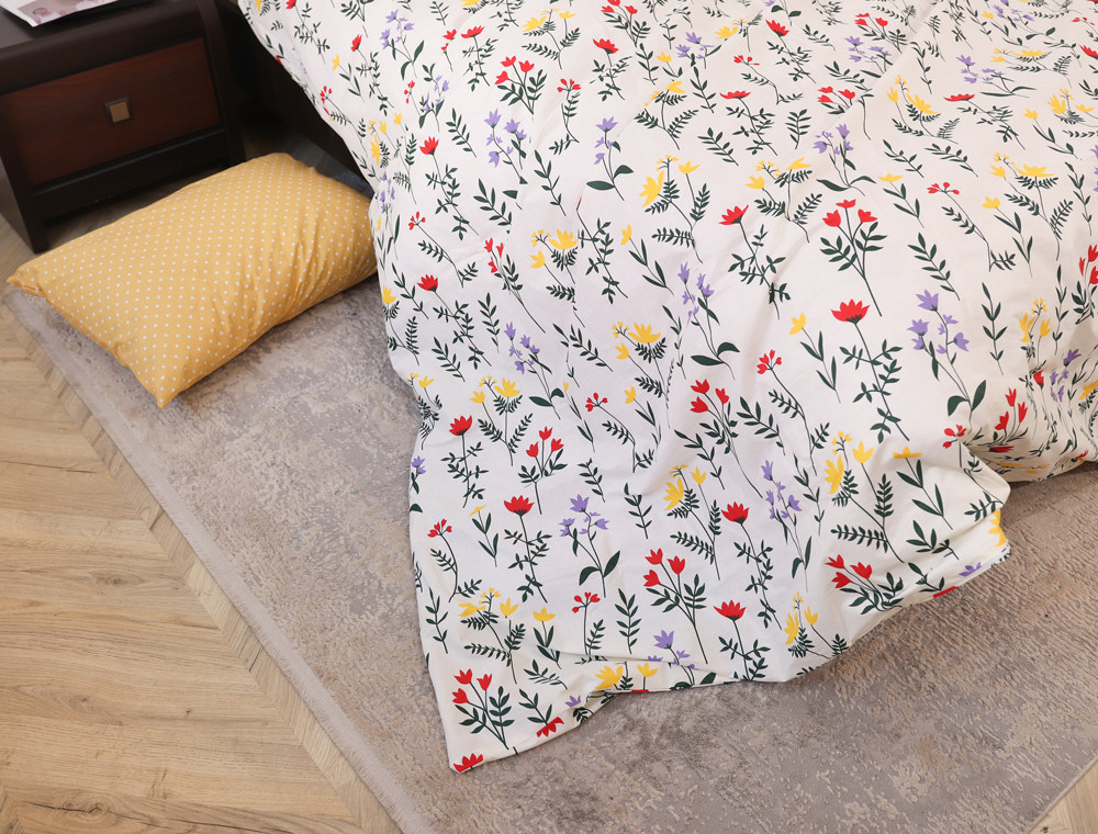 Двоспальний набір постільної білизни 180*220 із Бязі "Gold" №5113034AB Черешенка™