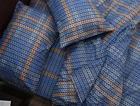 Семейный набор хлопкового постельного белья из Бязи "Gold" №155022 Черешенка™