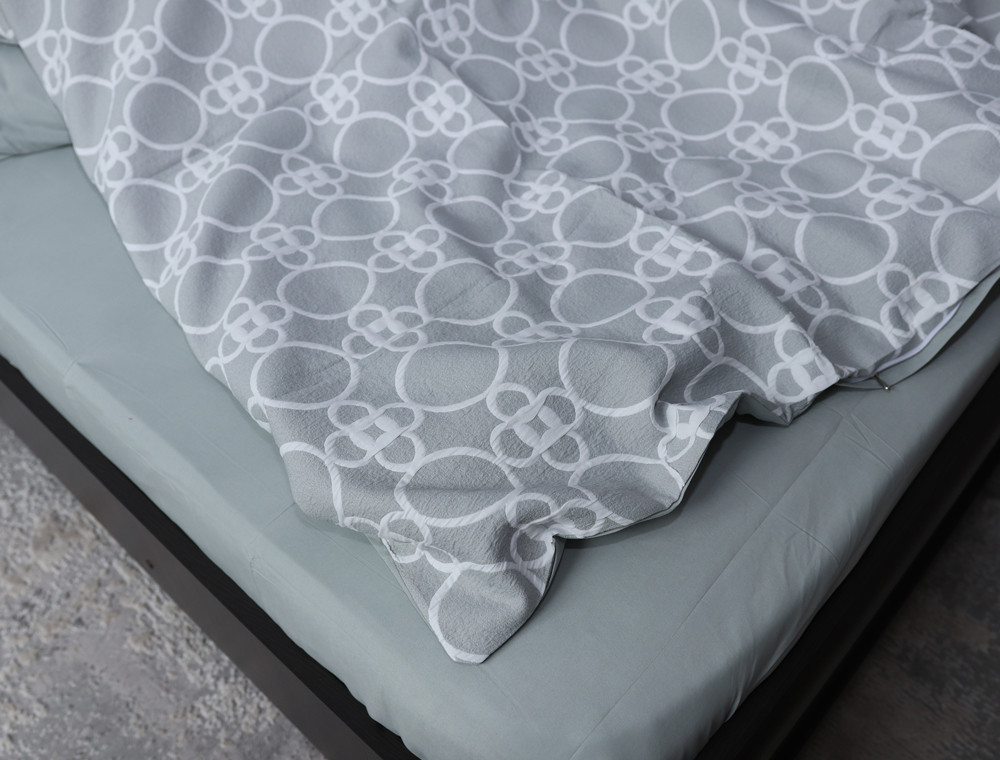 Евро макси набор постельного белья 200*230 из Муслина №600-03 Черешенка™