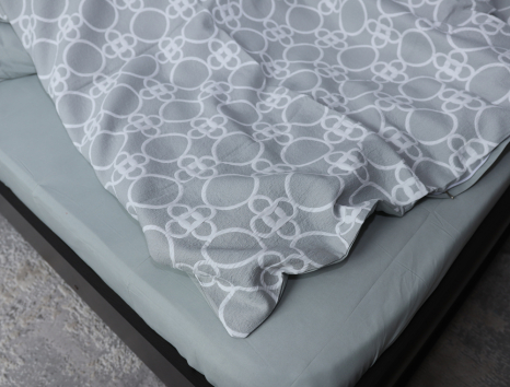 Евро макси набор постельного белья 200*230 из Муслина №600-03 Черешенка™