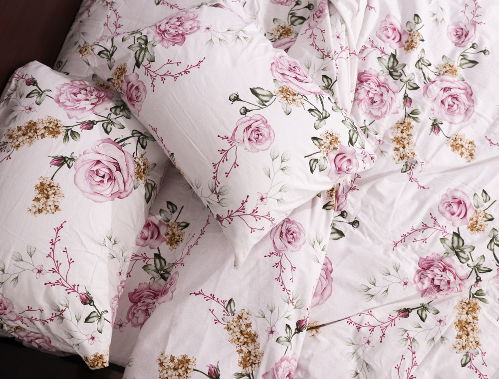 Полуторний набір постільної білизни 150*220 з Фланелі №954072 Черешенка™