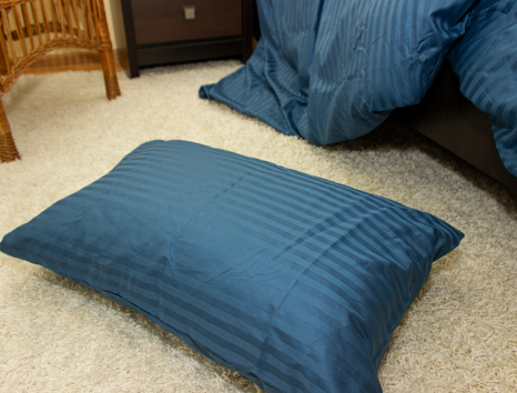 Двоспальний набір постільної білизни 180*220 зі Страйп Сатину №544032 KRISPOL™