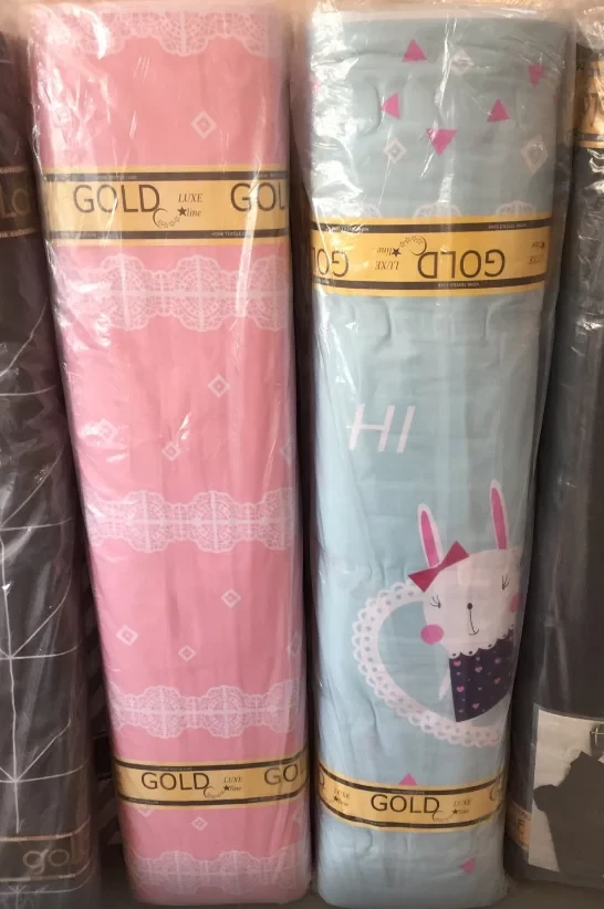 Тканина для постільної білизни Бязь "Gold" Lux дитяча GLB158 (A+B) - (50м+50м)
