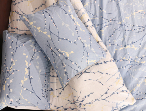 Сімейний набір постільної білизни із Бязі "Gold" №151030АВ Черешенка™