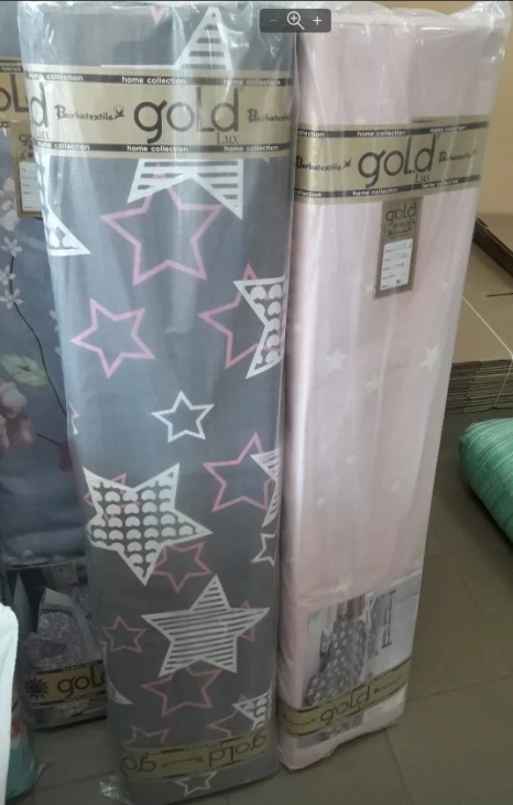 Ткань для постельного белья Бязь "Gold" Lux "Звезды" GL1397 (A+B) - (50м+50м)