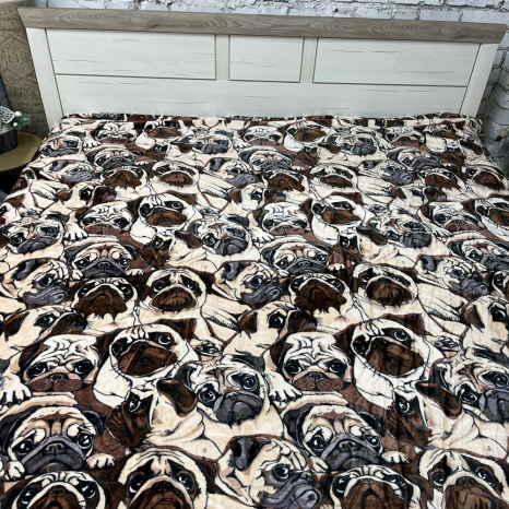 Двоспальний флісовий плед №33125