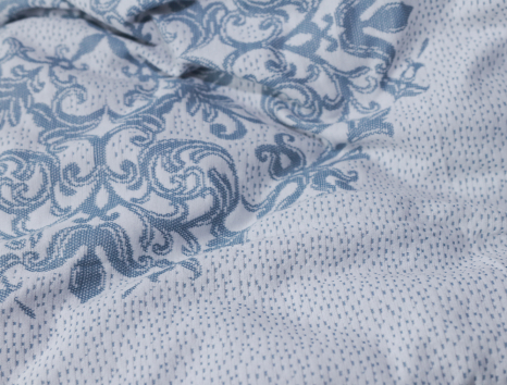 Евро макси набор постельного белья 200*230 из Трикотажа (Вязка) №500-01 Черешенка™