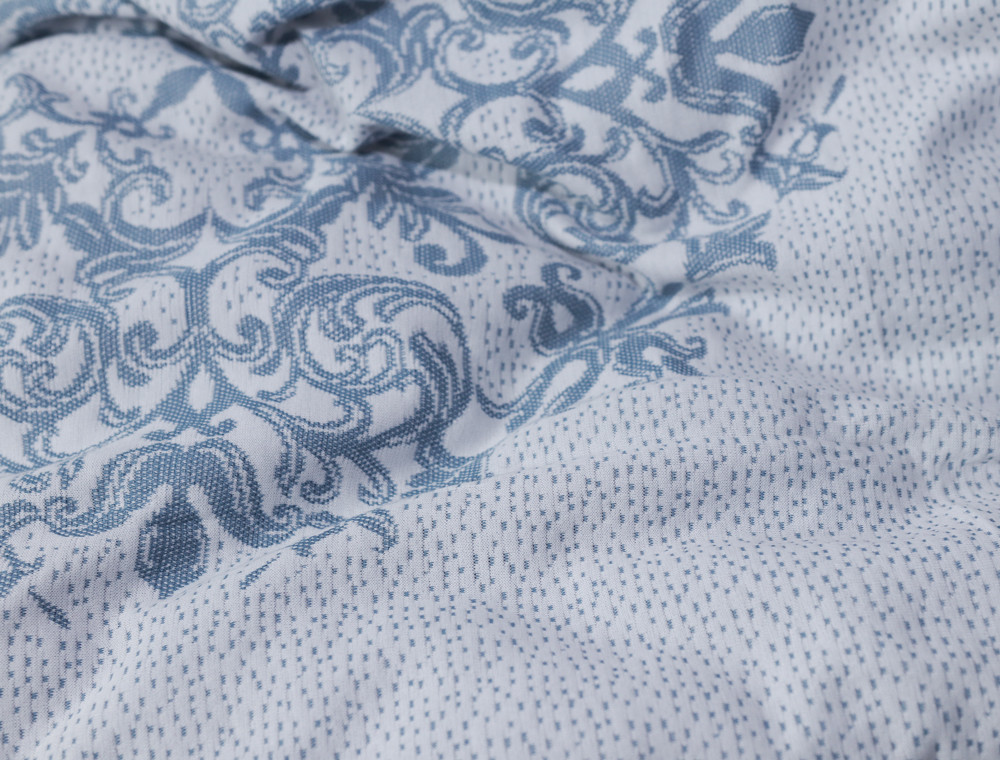 Евро макси набор постельного белья 200*230 из Трикотажа (Вязка) №500-01 Черешенка™