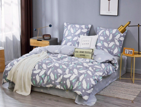 Тканина для постільної білизни Бязь "Gold" Lux "Розслаблення" GL1498 (A+B) - (50м+50м)