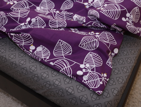 Полуторний набір постільної білизни 150*220 із Бязі "Gold" №151539AB Черешенка™