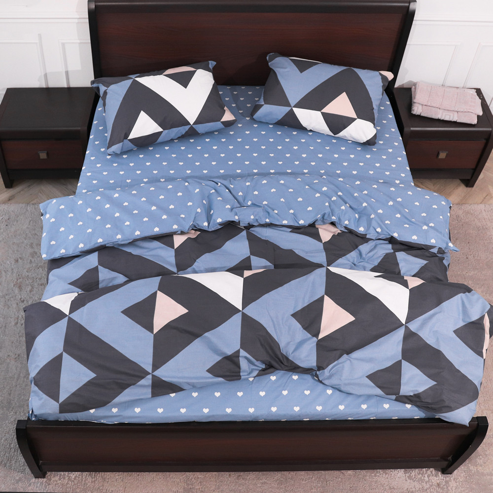 Євро-максі набір постільної білизни 200*220 із Бязі "Gold" №153111AB Черешенька™