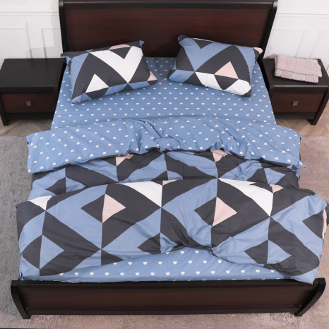 Євро-максі набір постільної білизни 200*220 із Бязі "Gold" №153111AB Черешенька™