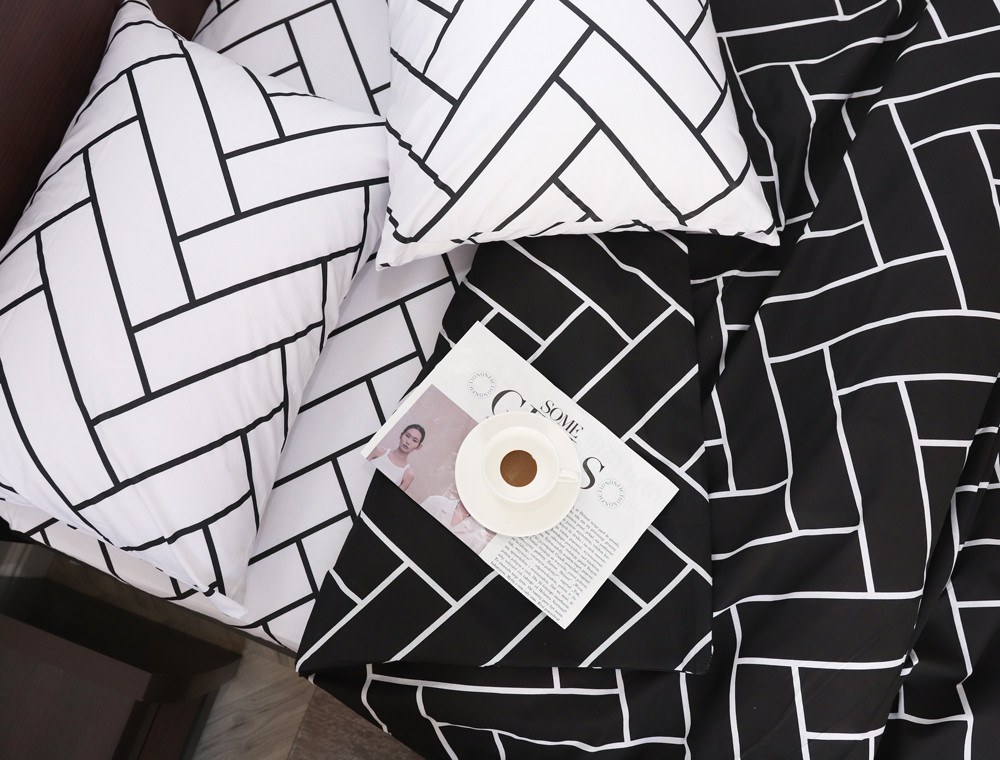 Полуторний набір постільної білизни 150*220 із Бязі "Gold" №158156AB Черешенка™