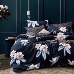 Тканина для постільної білизни Бязь "Gold" Lux GL1590blue