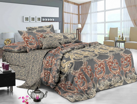 Ткань для постельного белья Сатин S01 (A+B) - (60м+60м)