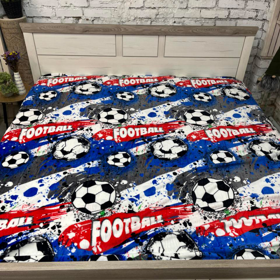 Полуторний флісовий плед №33127