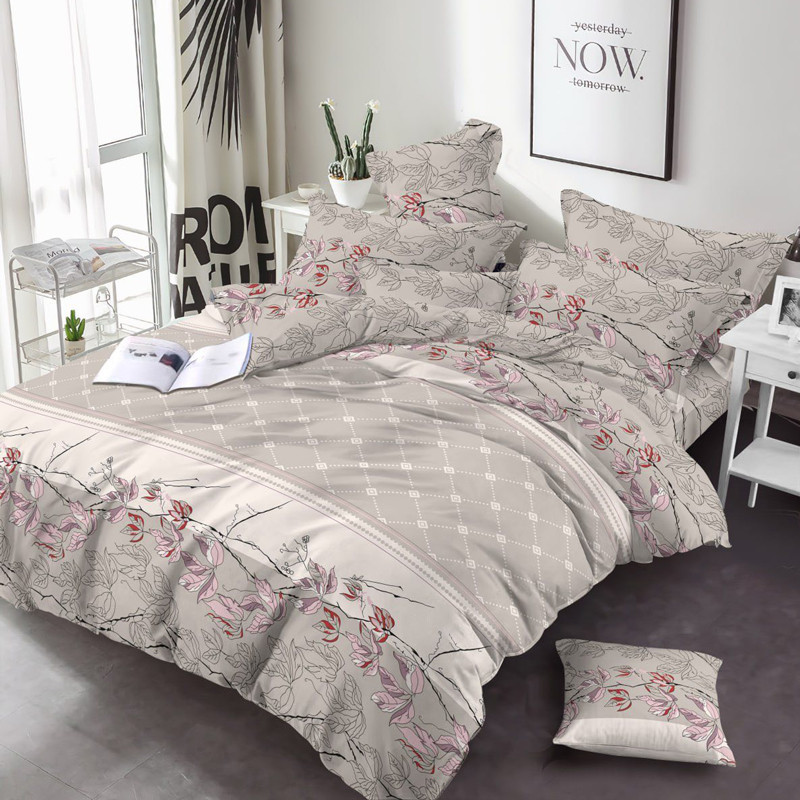 Ткань для постельного белья Бязь "Gold" Lux GL3557beige