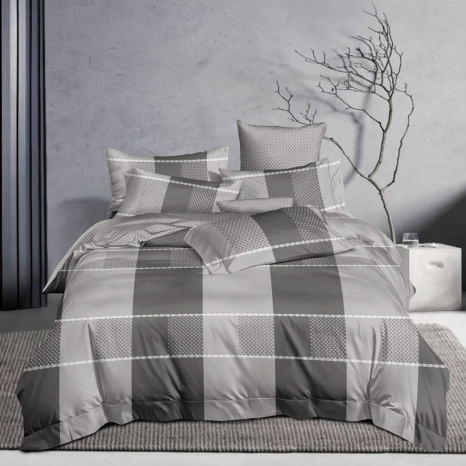 Сімейний набір постільної білизни із Сатину №44310AB Черешенка™