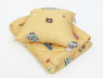 Комплект детское одеяло 105x135 + подушка 50x50 (микрофибра/холлофайбер) №2115