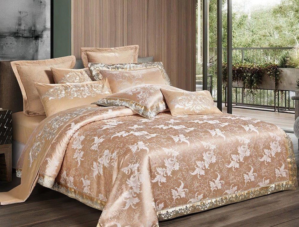 Євро-максі набір постільної білизни 200*220 із Жакарду №021AB KRISPOL™