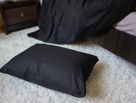 Полуторний набір однотонної постільної білизни 150*220 із Бязі "Gold" №15748AB Черешенька™