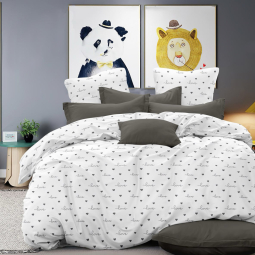 Тканина для постільної білизни Бязь "Gold" Lux GL17780grey