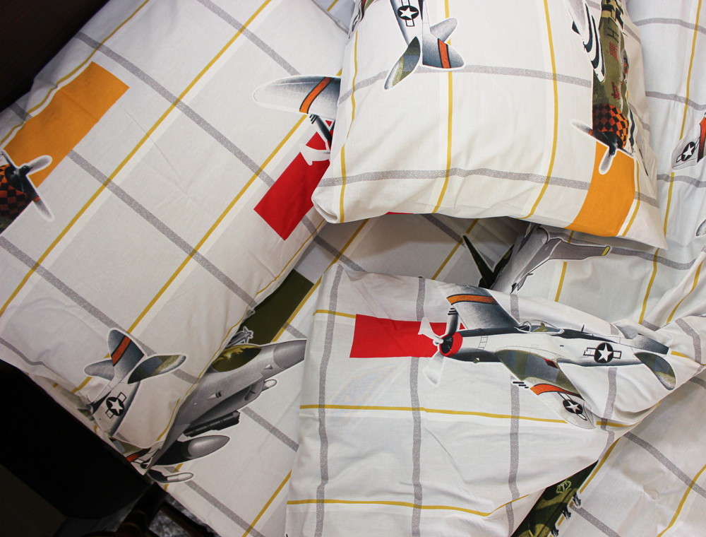 Полуторний набір постільної білизни 150*220 із Ранфорсу №172172 Черешенка™