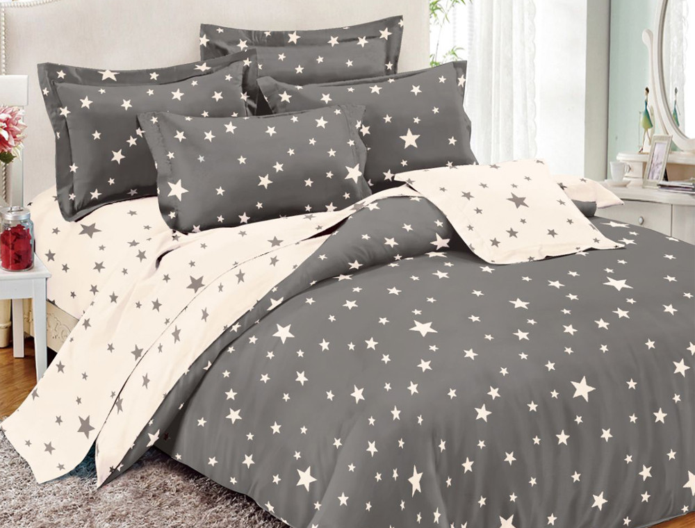 Євро-максі набір постільної білизни 200*220 із Бязі "Gold" №157155AB Черешенка™