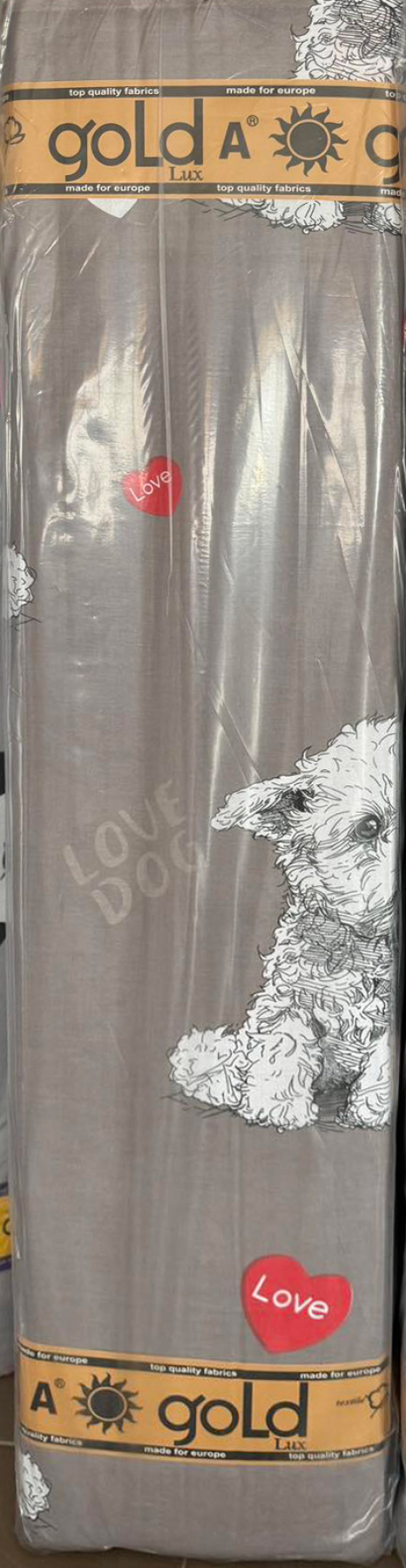 Ткань для постельного белья Бязь "Gold" Lux GL11570mocco