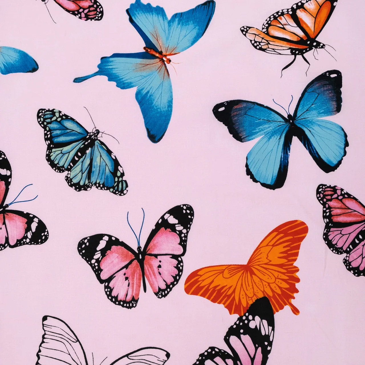 Ткань для постельного белья Бязь "Gold" Lux "Маленькие бабочки" GL4059