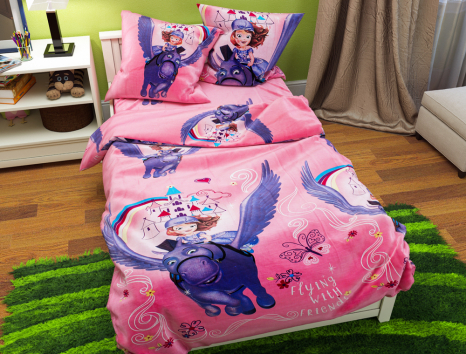 Ткань для постельного белья Бязь "Gold" Lux детская GLB4318