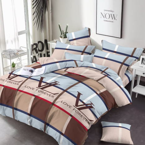 Тканина для постільної білизни Бязь "Gold" Lux GL1818