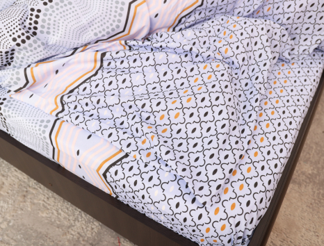 Семейный набор хлопкового постельного белья из Бязи "Gold" №155034 Черешенка™