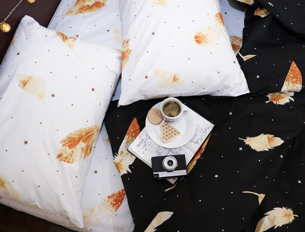 Полуторный набор постельного белья 150*220 из Бязи "Gold" №151242AB Черешенка™