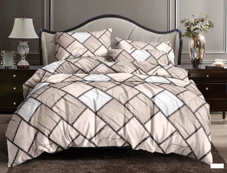 Полуторний набір постільної білизни 150*220 із полікотону №200067 Черешенька™