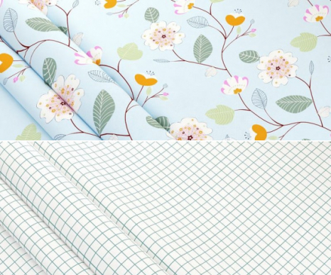 Тканина для постільної білизни Ранфорс K-095-08 (A+B) - (50м+50м)