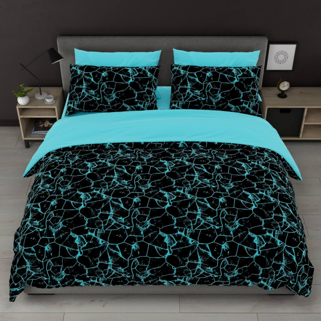 Тканина для постільної білизни Бязь "Gold" Lux GL8237 (A+B) - (50м+50м)