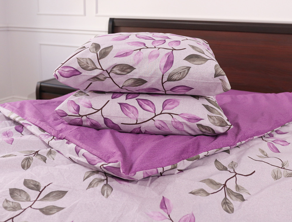 Двоспальний набір постільної білизни 180*220 із Бязі "Gold" №155068AB Черешенька™