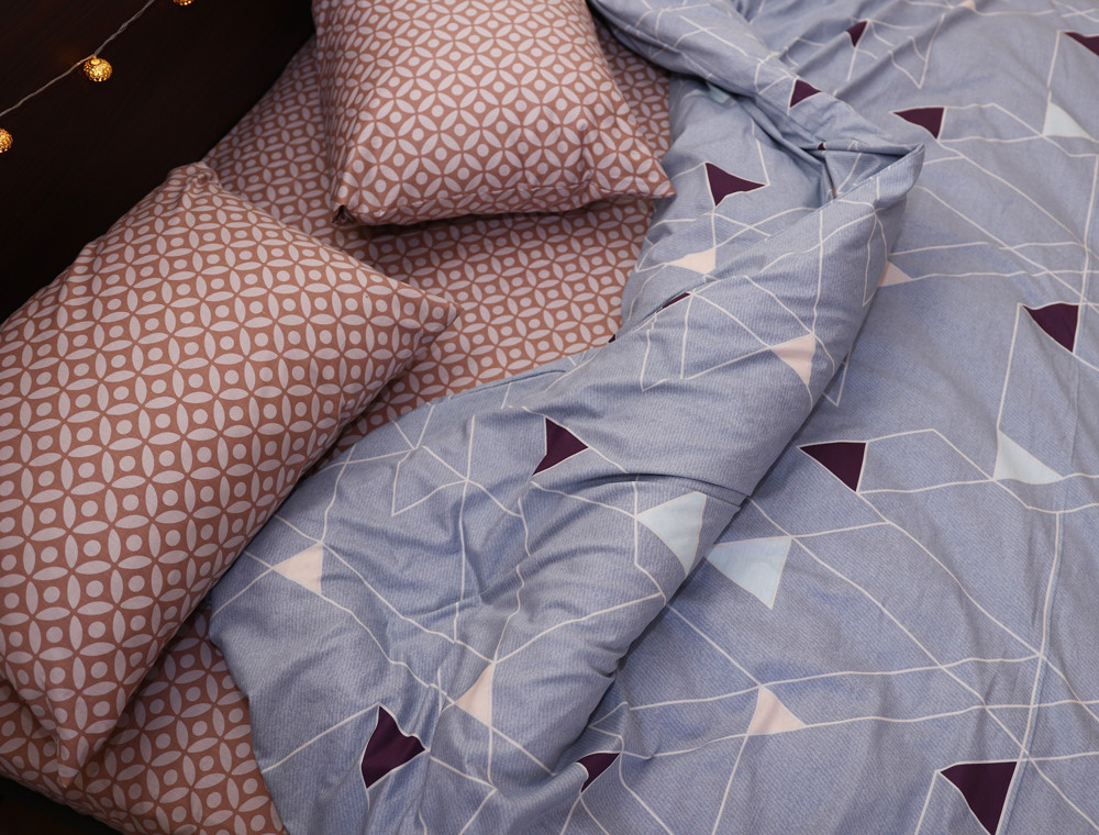 Сімейний набір постільної білизни із Сатину №793656AB Черешенка™