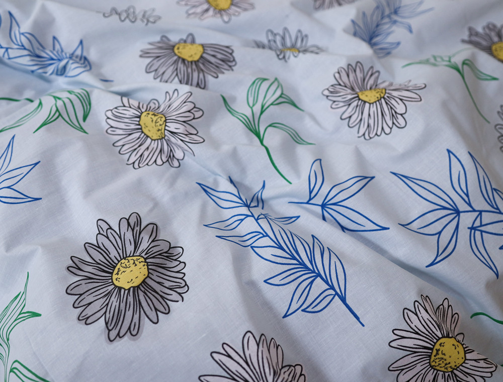 Полуторный набор постельного белья 150*220 из Бязи "Gold" №151538AB Черешенка™