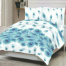 Ткань для постельного белья Бязь "Gold" Lux "White & Blue Flowers" GL4031